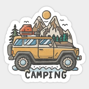 Mountain Adventure Sticker